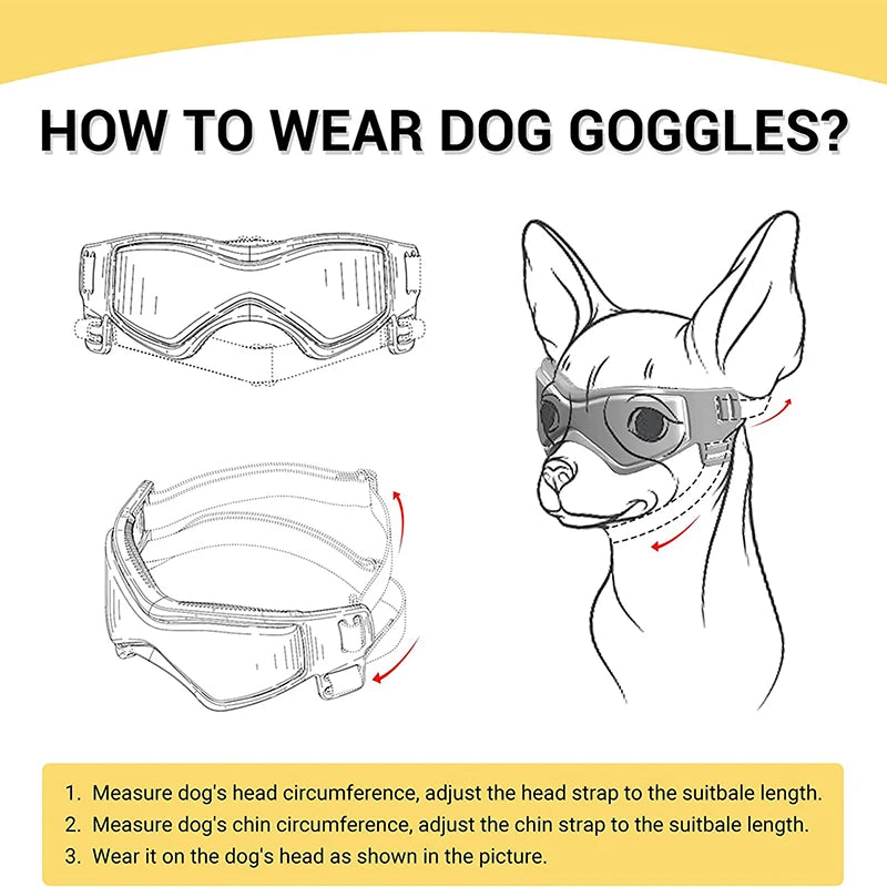 Rider Pet Protective Goggles