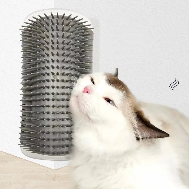 Corner Pet Massage & Scratcher Brush