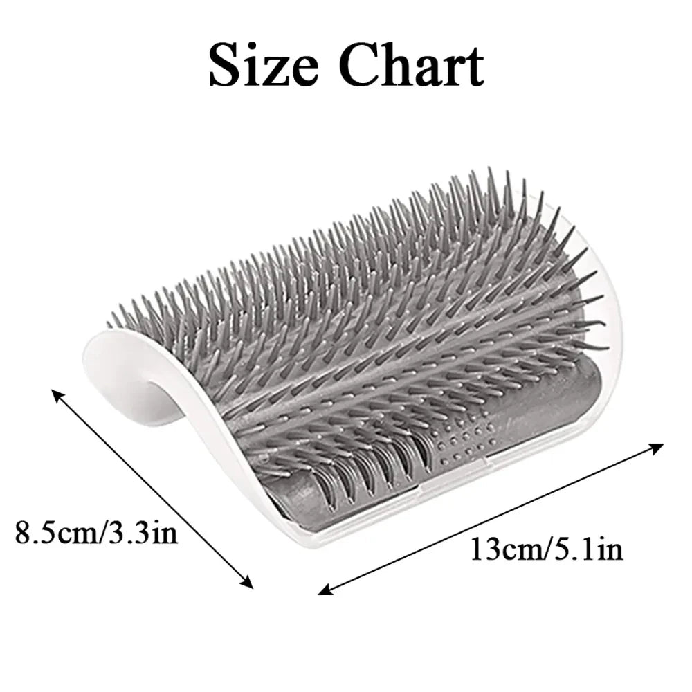 Corner Pet Massage & Scratcher Brush
