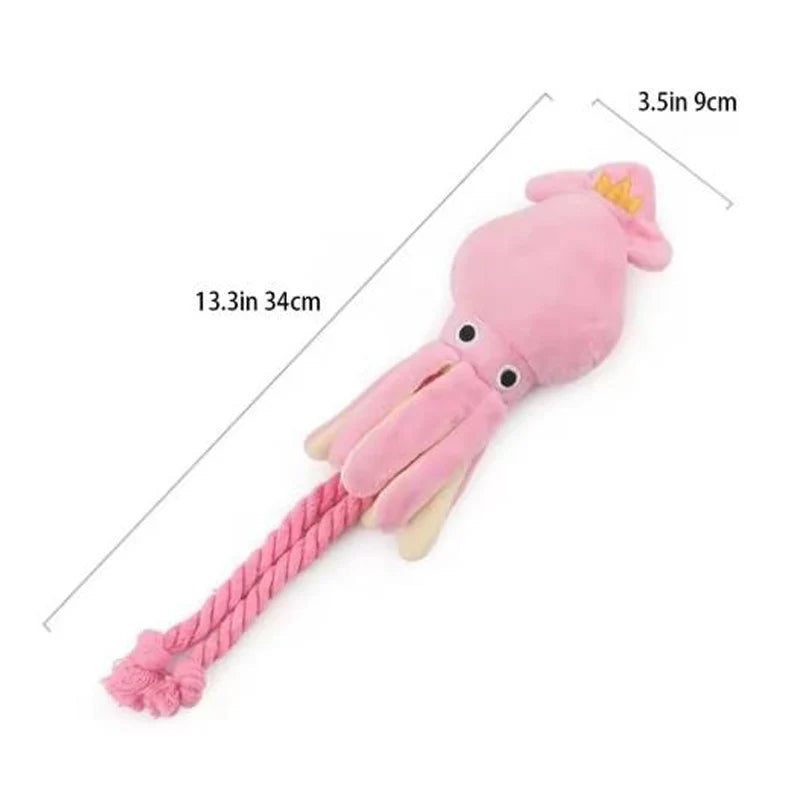 Chew Cotton Rope Octopus Toy