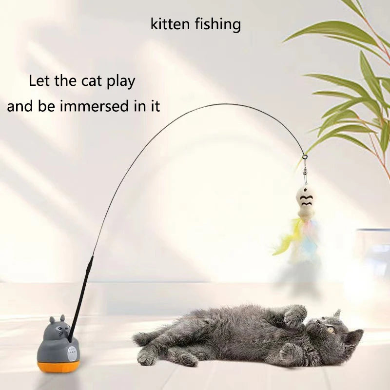 Rotating Cat Feather Toy
