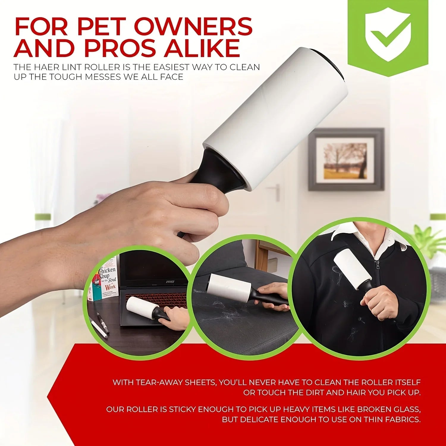 Pet Hair Remover, 60 Sheets