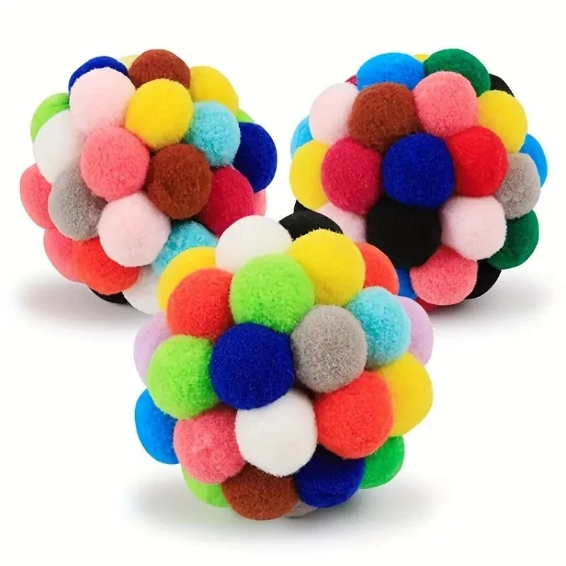 Colorful Wool Cat Toy