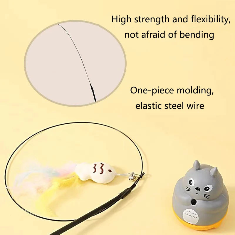 Rotating Cat Feather Toy