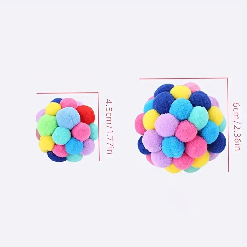 Colorful Wool Cat Toy