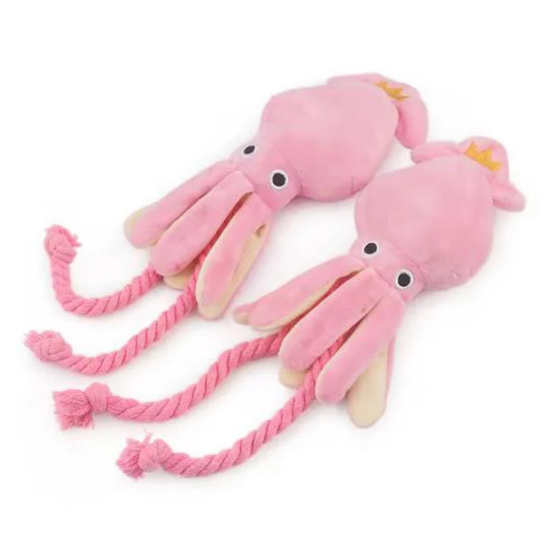 Chew Cotton Rope Octopus Toy