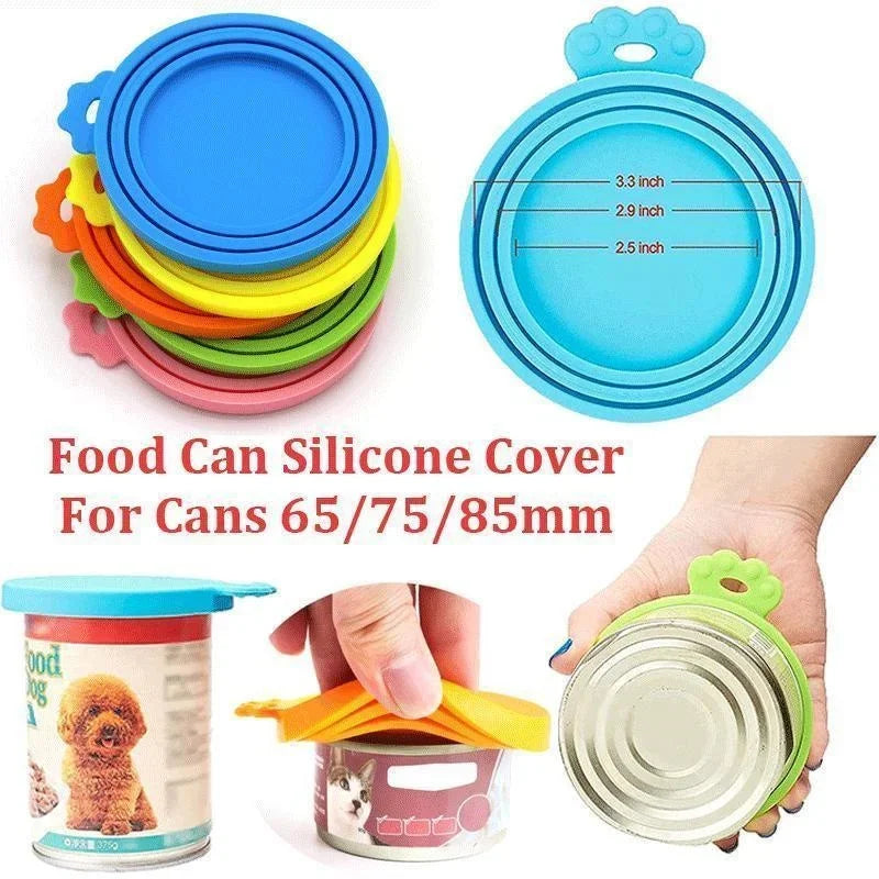 Pet Food Can Silicone Cover
